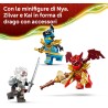 LEGO 71863 NINJAGO Zilvar e Grimtak la Bestia Drago - Giocattolo Ninja con Action Figure e 3 Minifigure tra cui Kai e Nya