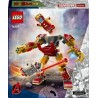 LEGO | 76307 Marvel Mech di Iron Man Contro Ultron - Action Figure Giocattolo Snodabile da Costruire con 2 Minifigure