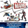 LEGO | 76307 Marvel Mech di Iron Man Contro Ultron - Action Figure Giocattolo Snodabile da Costruire con 2 Minifigure