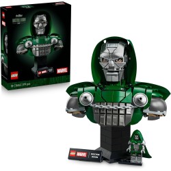 LEGO | 76345 Marvel Busto del Dottor Destino - Kit di Modellismo per Adulti da Esposizione con Minifigure da Collezione e Targh