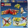 LEGO 77119 Sonic the Hedgehog Tornado-1 di Tails - Aereo Giocattolo con Figurina di Badnik, Minifigure di Tails e Smeraldo del 