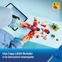 LEGO 77119 Sonic the Hedgehog Tornado-1 di Tails - Aereo Giocattolo con Figurina di Badnik, Minifigure di Tails e Smeraldo del 