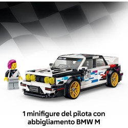 LEGO 77263 Speed Champions BMW M3 (E30) - Macchina Giocattolo con Minifigure del Pilota da Collezione