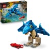 LEGO 77977 Jurassic World Dinosauro Bebè: Pteranodonte - Giocattolo Interattivo con Action Figure di Dino Articolata e Calamaro