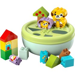 LEGO 10441 DUPLO Smista-Forme: Casetta del Cucciolo - Gioco Educativo di Selezione con Mattoncini Colorati di Varie Forme - Set