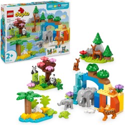 LEGO 10446 DUPLO Famiglie di Animali 3 in 1 - Gioco Didattico per Bambini e Bambine dai 2 Anni in su - Include figure di Tartar