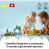 LEGO 10446 DUPLO Famiglie di Animali 3 in 1 - Gioco Didattico per Bambini e Bambine dai 2 Anni in su - Include figure di Tartar
