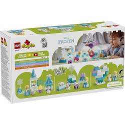 LEGO 10462 DUPLO Disney Scatola Creativa di Frozen con Elsa e Olaf - Giochi Didattici per la Motricità Fine dei Piccoli - Set M