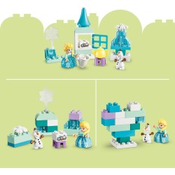 LEGO 10462 DUPLO Disney Scatola Creativa di Frozen con Elsa e Olaf - Giochi Didattici per la Motricità Fine dei Piccoli - Set M