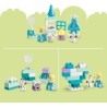 LEGO 10462 DUPLO Disney Scatola Creativa di Frozen con Elsa e Olaf - Giochi Didattici per la Motricità Fine dei Piccoli - Set M
