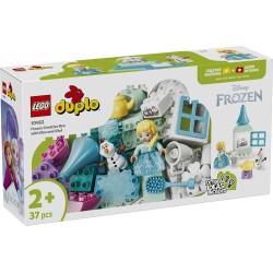 LEGO 10462 DUPLO Disney Scatola Creativa di Frozen con Elsa e Olaf - Giochi Didattici per la Motricità Fine dei Piccoli - Set M