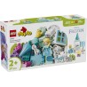 LEGO 10462 DUPLO Disney Scatola Creativa di Frozen con Elsa e Olaf - Giochi Didattici per la Motricità Fine dei Piccoli - Set M