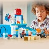 LEGO 10464 DUPLO Marvel Webquarters del Team Spidey - Gioco Didattico da Supereroi con 3 Personaggi e Moto Giocattolo