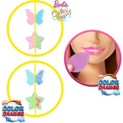 Mattel - Barbie - Styling Head Deluxe, capelli biondi con oltre 20 accessori per acconciature, fermagli per capelli a stella o 