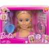 Mattel - Barbie - Styling Head Deluxe, capelli biondi con oltre 20 accessori per acconciature, fermagli per capelli a stella o 