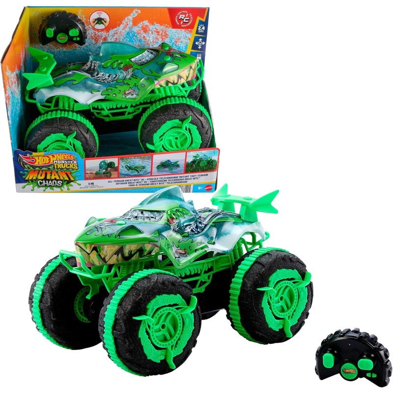 Hot Wheels Monster Trucks All-Terrain Great Bite RC