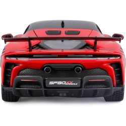 BBURAGO - Ferrari SF90 XX Stradale, Auto Diecast in Scala 1:24, Replica Dettagliata della Supercar, Porte e Bagagliaio Apribili