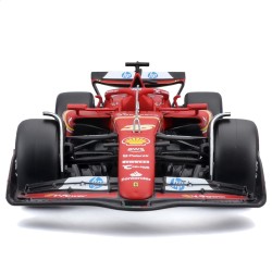 Bburago - Ferrari SF-24 Leclerc, Modello Scala 1:24, Figure Pilota