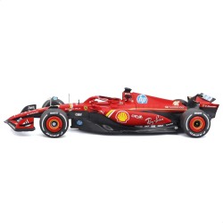 Bburago - Ferrari SF-24 Leclerc, Modello Scala 1:24, Figure Pilota