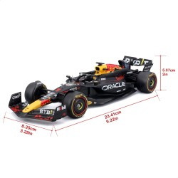 Bburago - Red Bull RB20 Verstappen, Modello Scala 1:24, Figure Pilota