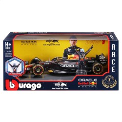 Bburago - Red Bull RB20 Verstappen, Modello Scala 1:24, Figure Pilota