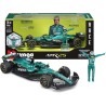 Bburago - Aston Martin AMR25 Alonso, Modello Scala 1:24, Figure Pilota