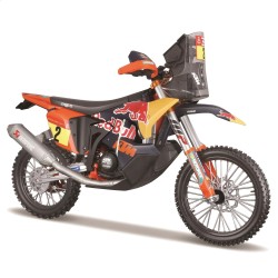 Maisto - Red Bull KTM 450 Rally Dakar 2024, Modellino Moto Diecast 1:6, Replica Rally con Livrea Ufficiale, Dettagli Realistici