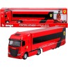 BBURAGO Iveco S-Way 570 Racing con Ferrari SF-24 #16 Leclerc, Set Diecast in Scala 1:43, Bisarca Dettagliata con Auto F1, Licen