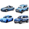 BBURAGO - Auto Polizia - Modellino Realistico Auto in Scala 1:43 (Scelta Casuale tra i Modelli Disponibili), Licenza Ufficiale 