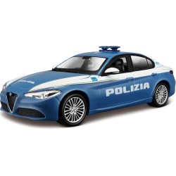 BBURAGO - Auto Polizia - Modellino Realistico Auto in Scala 1:43 (Scelta Casuale tra i Modelli Disponibili), Licenza Ufficiale 
