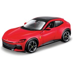 BBURAGO Ferrari Purosangue R&P - Modellino Realistico Auto in Scala 1:24, Licenza Ufficiale Ferrari, Età Consigliata 3+ Anni