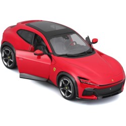 BBURAGO Ferrari Purosangue R&P - Modellino Realistico Auto in Scala 1:24, Licenza Ufficiale Ferrari, Età Consigliata 3+ Anni