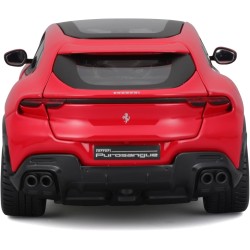 BBURAGO Ferrari Purosangue R&P - Modellino Realistico Auto in Scala 1:24, Licenza Ufficiale Ferrari, Età Consigliata 3+ Anni