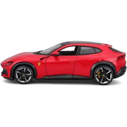 BBURAGO Ferrari Purosangue R&P - Modellino Realistico Auto in Scala 1:24, Licenza Ufficiale Ferrari, Età Consigliata 3+ Anni