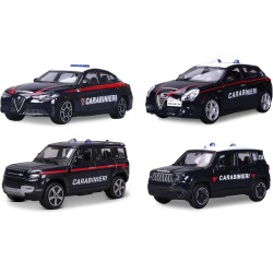 BBURAGO - Auto Carabinieri - Modellino Realistico Auto in Scala 1:43 (Scelta Casuale tra i Modelli Disponibili), Licenza Uffici