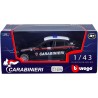 BBURAGO - Auto Carabinieri - Modellino Realistico Auto in Scala 1:43 (Scelta Casuale tra i Modelli Disponibili), Licenza Uffici