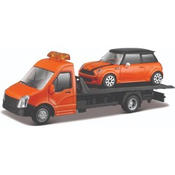 BBURAGO - Carro Attrezzi con Auto Bburago - Modellino Realistico Carro Attrezzi in Scala 1:43 (Scelta Casuale tra i Modelli Dis