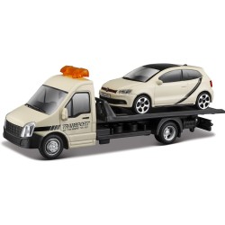 BBURAGO - Carro Attrezzi con Auto Bburago - Modellino Realistico Carro Attrezzi in Scala 1:43 (Scelta Casuale tra i Modelli Dis