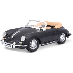 Bburago 18-22078 Bijoux Porsche 356B Cabriolet (1961) - Modellino in scala 1:24, colori: Assortiti