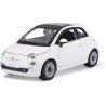 Bburago - Fiat 500 (2007) Bianco, Auto Diecast in Scala 1:24, Replica Dettagliata con Porte e Cofano Apribili, Licenza Ufficial