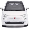 Bburago - Fiat 500 (2007) Bianco, Auto Diecast in Scala 1:24, Replica Dettagliata con Porte e Cofano Apribili, Licenza Ufficial