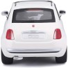Bburago - Fiat 500 (2007) Bianco, Auto Diecast in Scala 1:24, Replica Dettagliata con Porte e Cofano Apribili, Licenza Ufficial