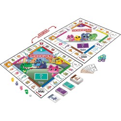 Monopoly Junior, gioco da tavolo (edizione 2026) | 2 giochi in 1 per bambini e bambine più piccoli | dai 4 anni in su | da 2 a 