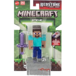 Mattel - Minecraft, Steve Personaggio e Accessori