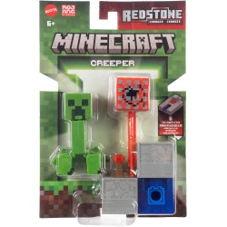 Mattel - Minecraft, Creeper Action Figure con Accessori