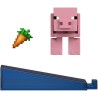 Mattel - Minecraft Redstone Charged Series Pig - Action figure da 8,3 cm