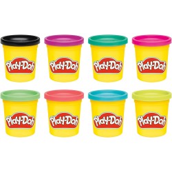 Hasbro Play-Doh 8 Colori vivaci, vasetti di pasta modellabile da 85 g