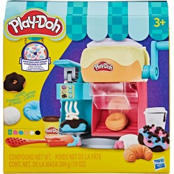 Hasbro Play-Doh Negozio di ciambelle, set di pasta modellabile, giocattolo a forma di cibo, attività creative per bambini dai 3