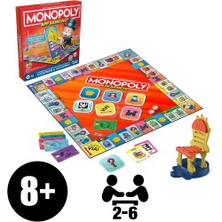 Hasbro Gaming, Monopoly App Banking, Gioco da Tavolo, Ideale per Famiglia e Amici, per Bambini e Bambine da 8 Anni in Su, Scans