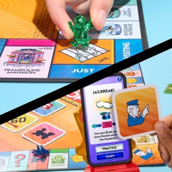 Hasbro Gaming, Monopoly App Banking, Gioco da Tavolo, Ideale per Famiglia e Amici, per Bambini e Bambine da 8 Anni in Su, Scans